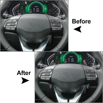 ya 4 8.8.2 Steering Wheel Shifter Paddle FIT for Hyundai I30N for Veloster N KONA N for Elantra N