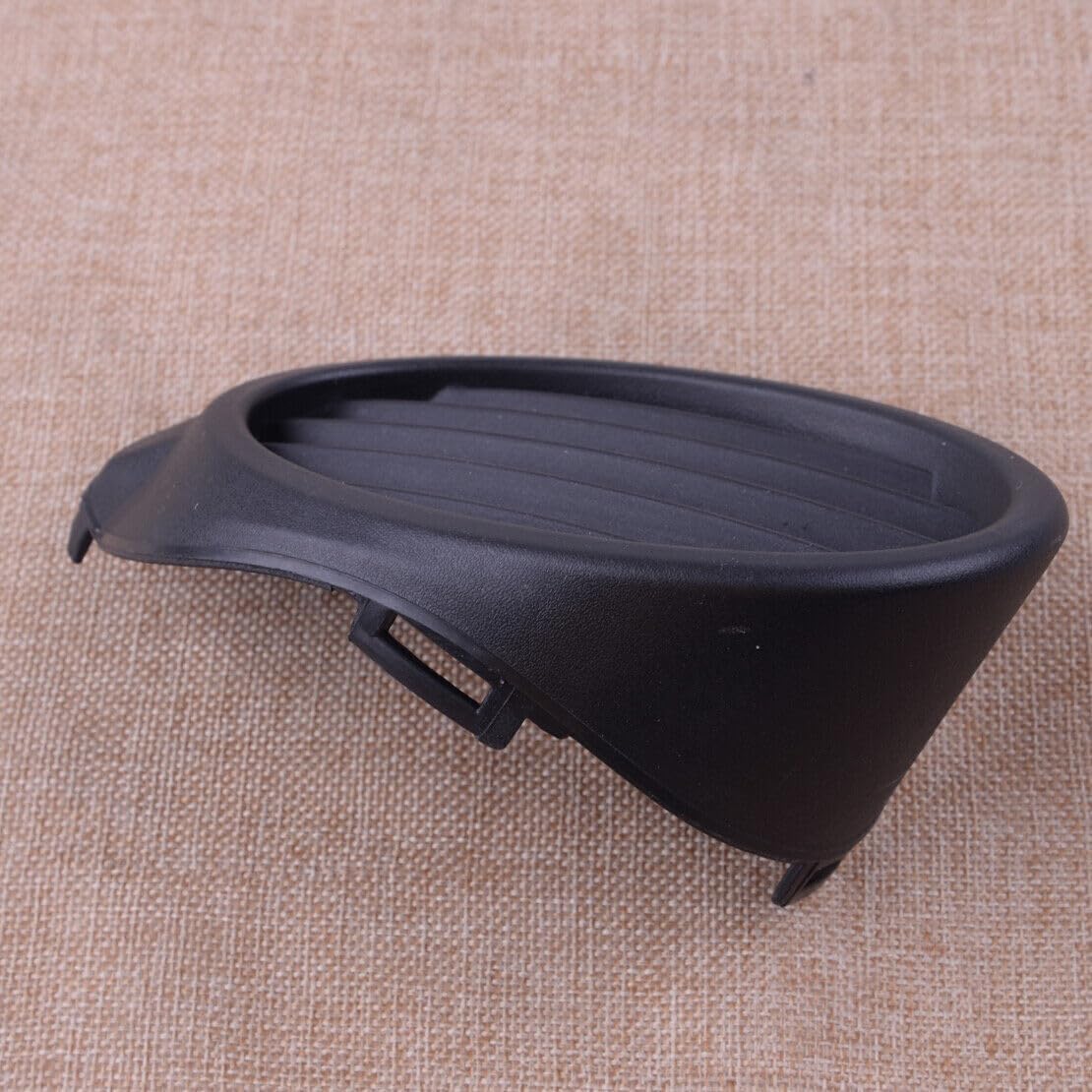 ya 4 8.10 2 Pack Anti-collision Fog Light Vent Cover Grille Bezel Fits for Ford Focus 2012-2014 Black 