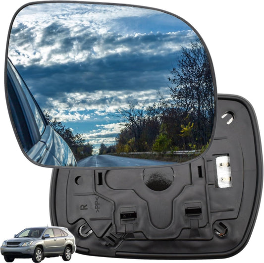ya 2 8.15 for Lexus RX300 RX330 RX350 RX400H 2003-2008 Right Side Wing Mirror Glass Heated