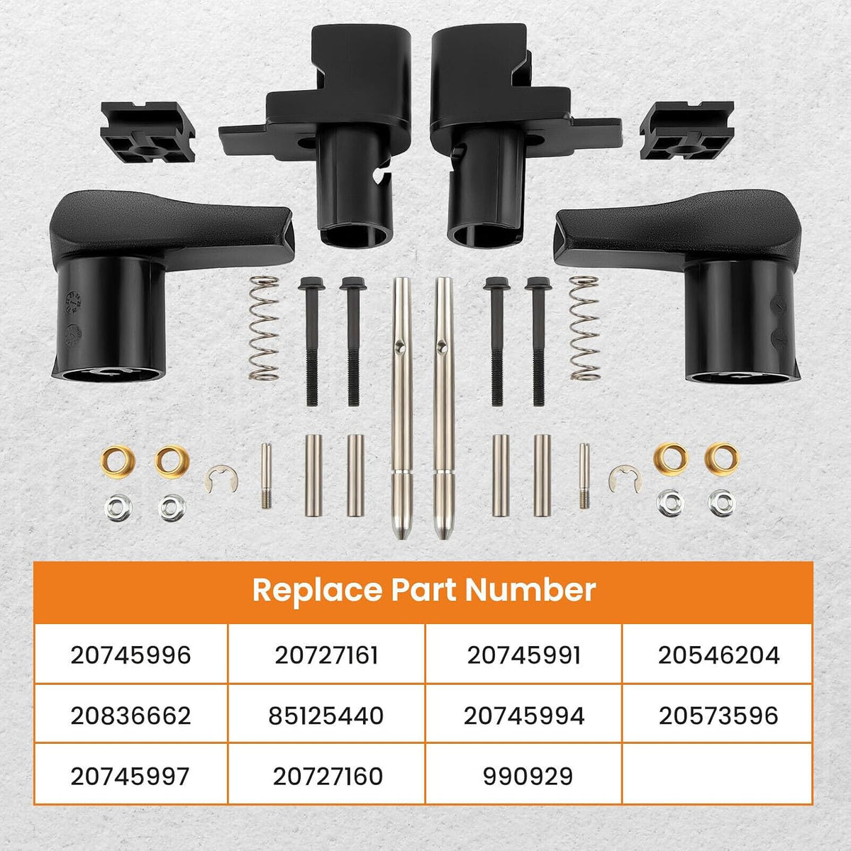 ya 11 9.14 baidiNew Complete Fuel Tank Fairing Handle Kit 30 pcs for 2004-2017 for Volvo VNL Chassis