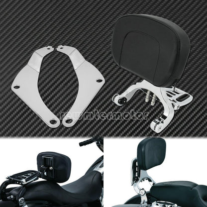 ya 6 8.24 baidi Multi-Purpose Driver & Passenger Backrest Fit for Harley Sport Glide 2018-2020