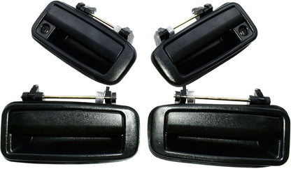 ya 5 8.10 Suitable for Toyota for COROLLA 1988-1992 4-piece set of black exterior door handles