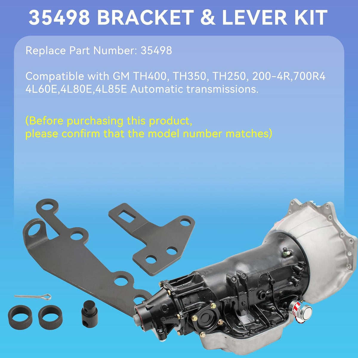 ya 10 9.16 baidi Automatic Shifter Bracket & Lever For Turbo TH400 TH350 TH250 4L60E Kit