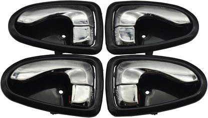 ya 4 8.8.2 Suitable for Modern Accent Interior Door Handle Front and Rear Left 4 Piece Set 