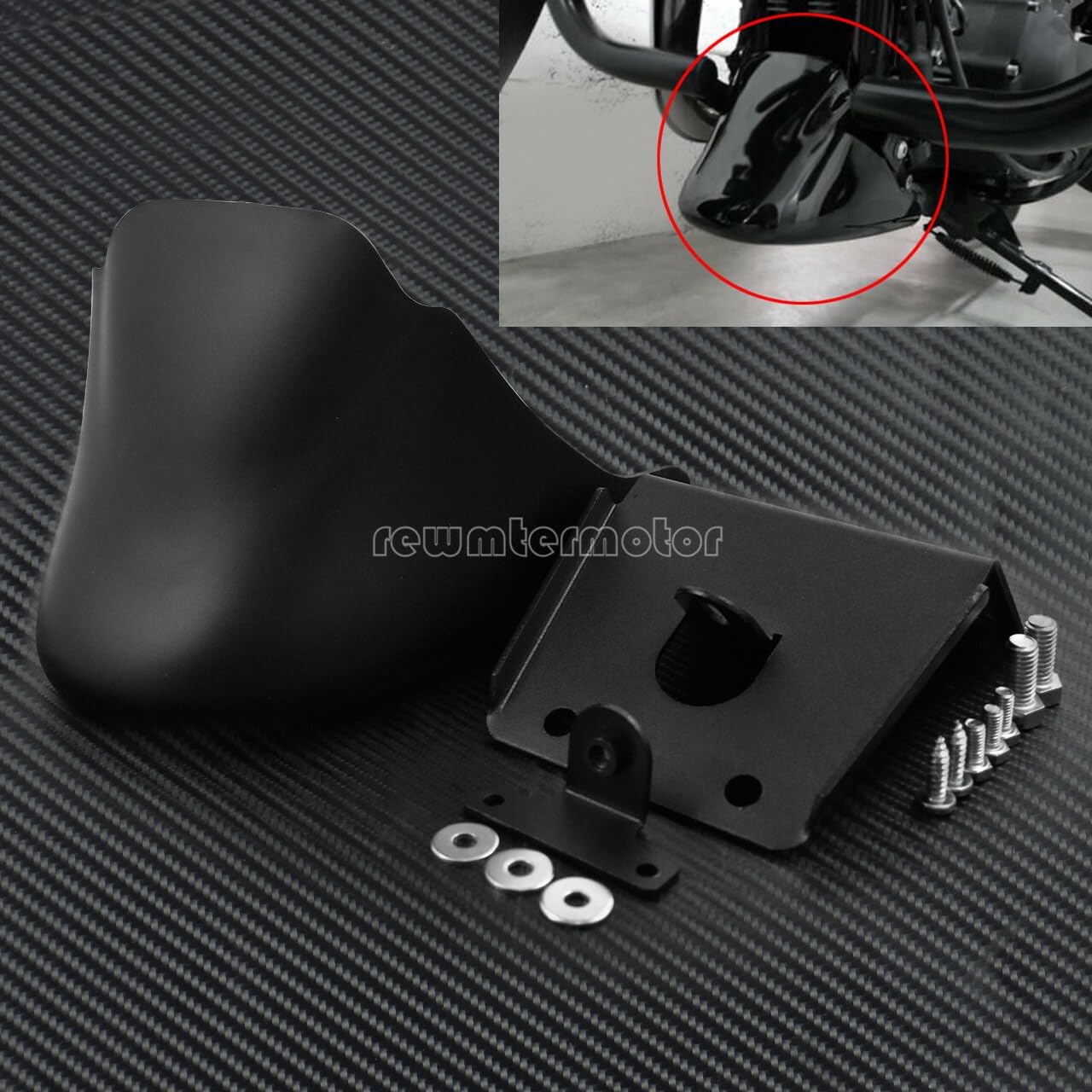 ya 7 8.24 baidi Fender Mudguard Spoiler Fits for Harley Sportster 1200 XL Iron 883 2004-2022
