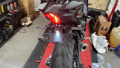 ya 13 9.15 baidi for Yamaha MT07 FZ07 YZF R7 Tail Tidy Fender Eliminator License Plate Holder LED