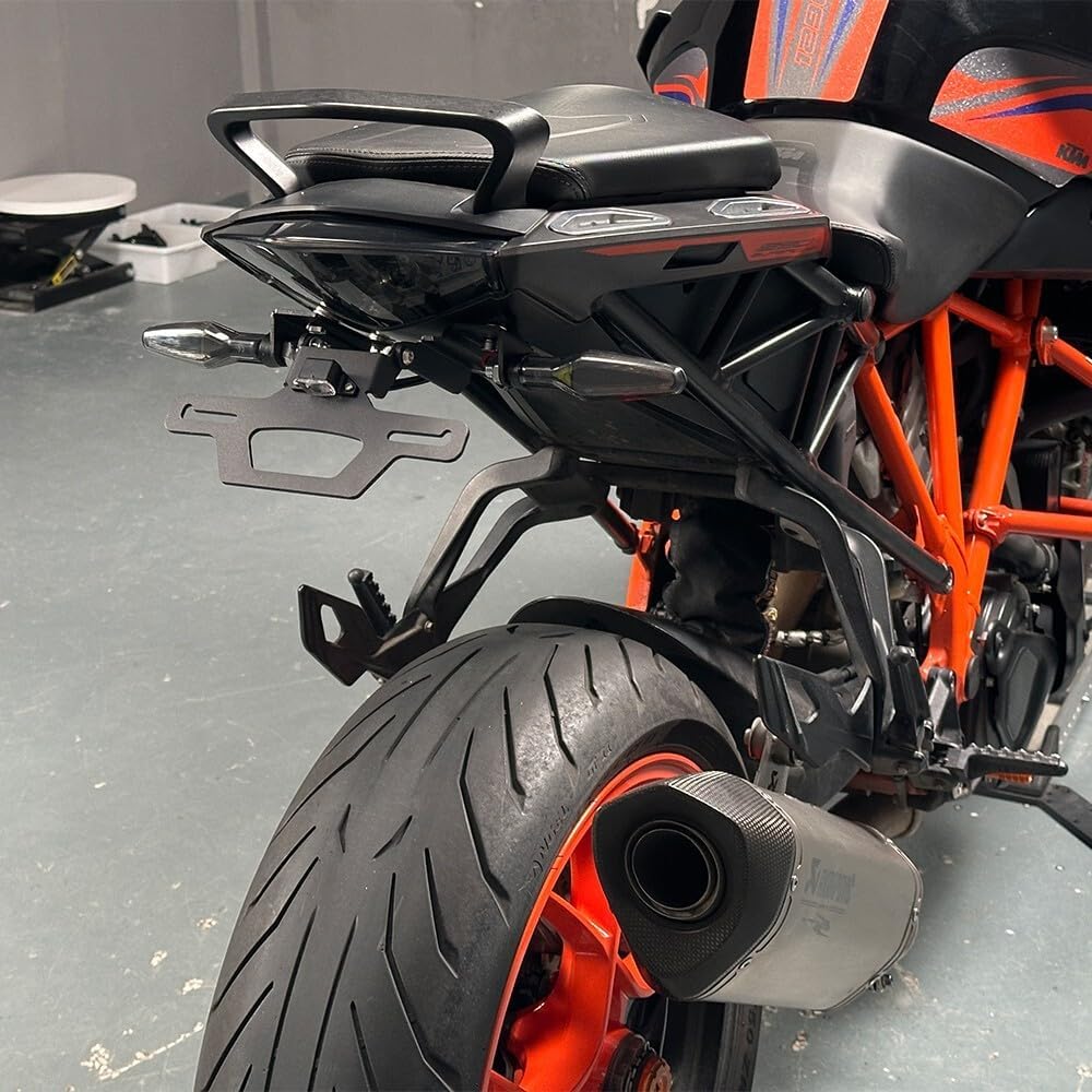 ya 13 9.15 baidi For 1290 Super Duke GT Foldable Fender Eliminator License Plate Rear Turn Signal