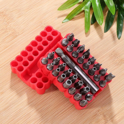 ya 26 10.21 baidi 33 Pcs Hexagon Bit Security Screwdriving Set Magnetic Extension Bits