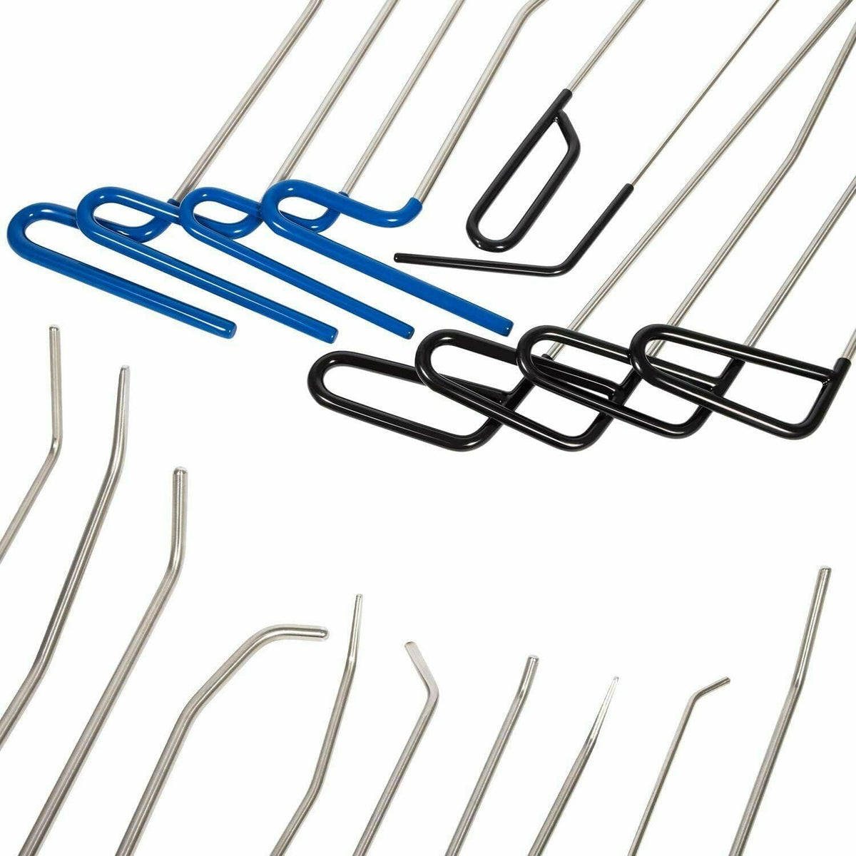 ya 4 8.14 10-Piece Car Body Tool Push Rod Kit - Paintless Dent Repair & Hail Removal Tools