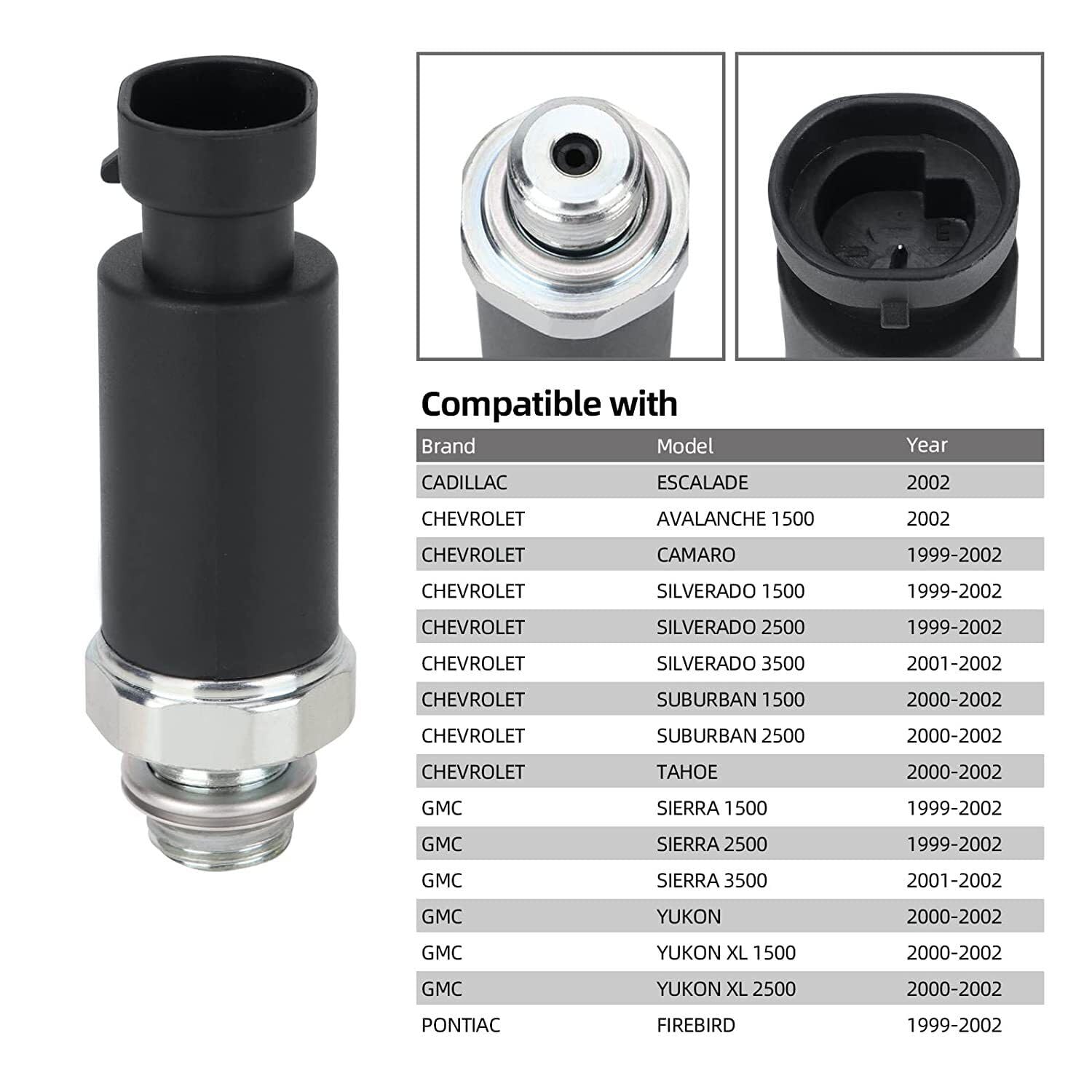 ya 2 8.15 The Engine Oil Pressure Sensor is Suitable for Buick, for Chevrolet for GMC ¡¢ for Ol for DS Mobile ¡¢ for Pontiac 1S6592