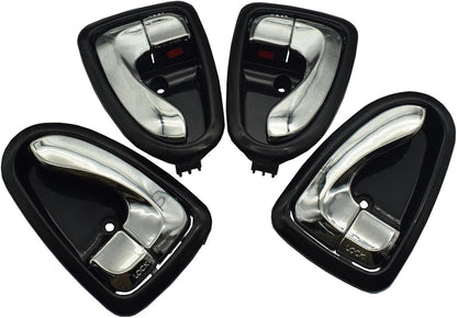 ya 4 8.8.2 Suitable for Modern Accent Interior Door Handle Front and Rear Left 4 Piece Set 