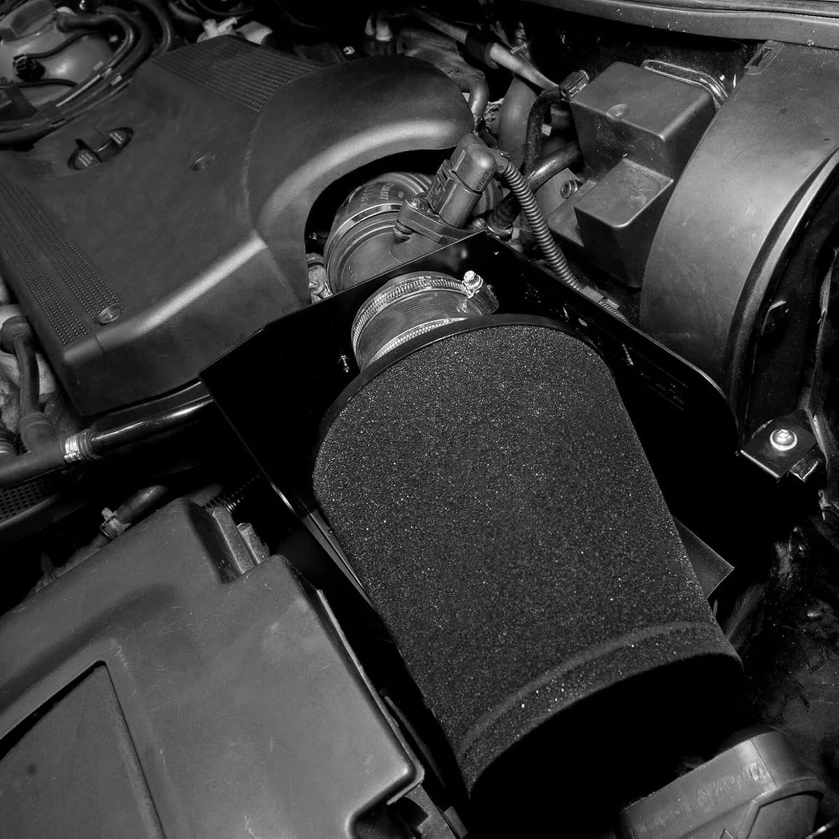 ya 13 9.15 baidi 3 76mm High Flow Inlet Foam Air Filter Cleaner Cold Air Intake Cone Replacement