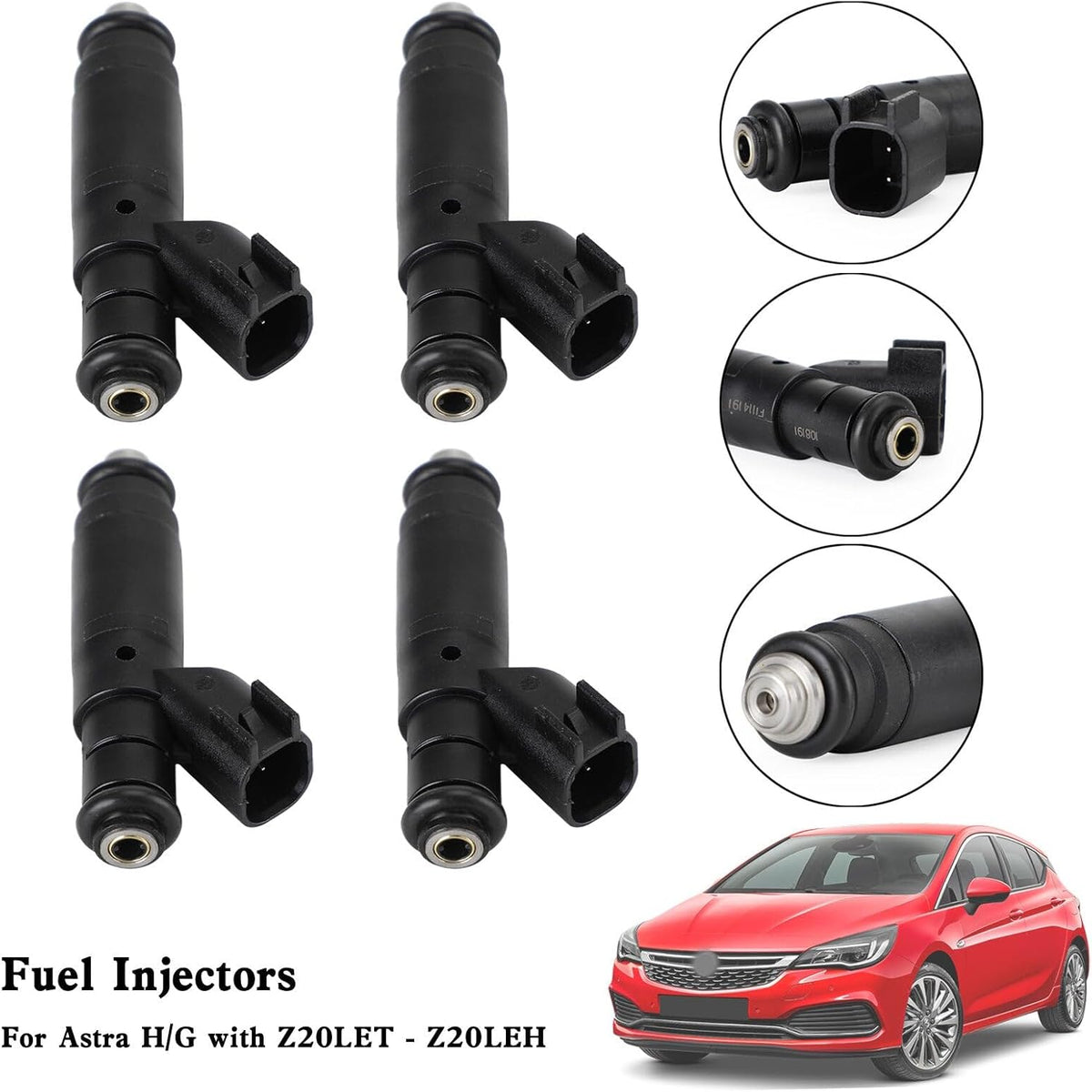 ya 14 9.20 zhengce 4PCS Fuel Injectors for Vauxhall VXR Z20LEH Z20LET GSI ASTRA for Opel 630C-1