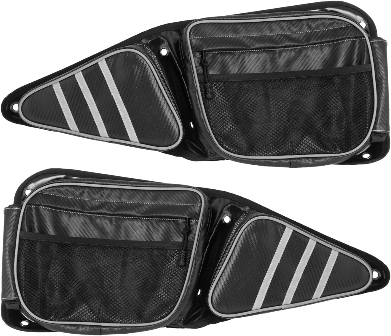 ya 7 8.24 baidi UTV Front Side Storage Door Bags w/Knee Pad for Polaris RZR XP 1000 900 Turbo S