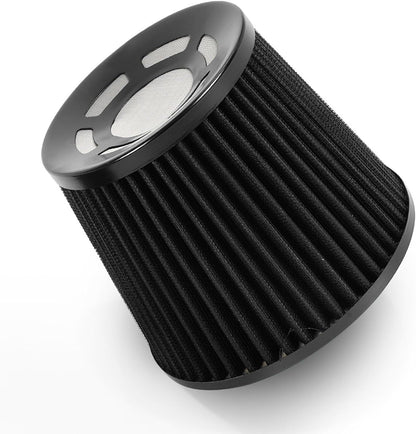ya 13 9.15 baidi Black 3 High Flow Inlet Dry Air Filter Cold Air Intake Cone Replacement 76mm