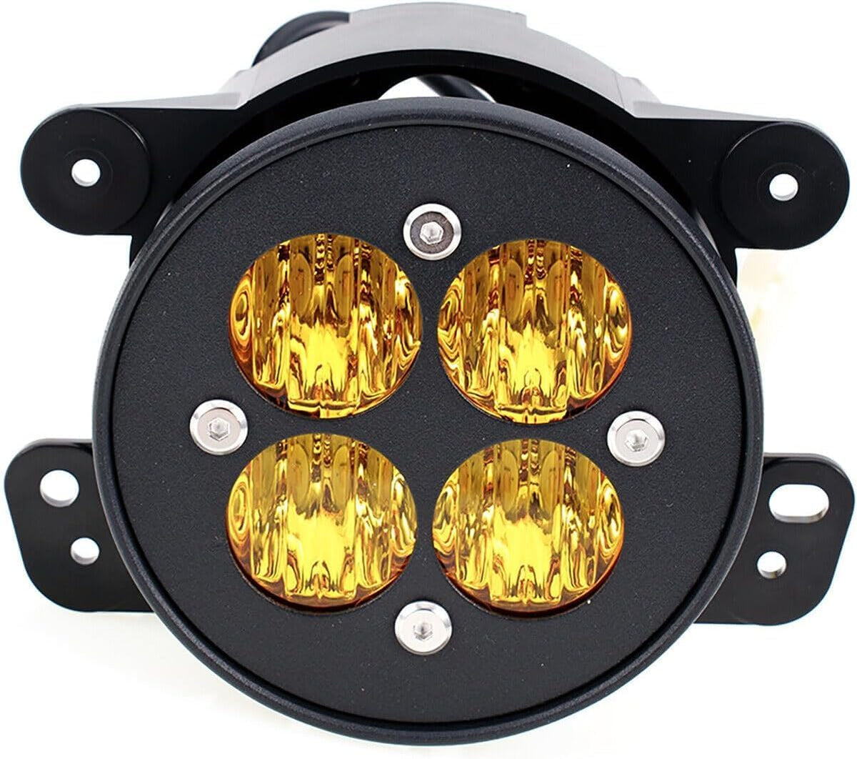 ya 14 9.20 zhengce 2x Yellow LED Fog Light Kit for Jeep Cherokee for Wrangler JK JT for Dodge-1