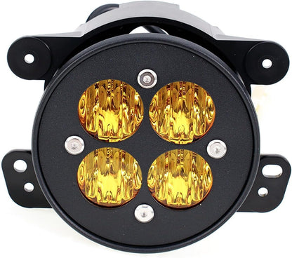 ya 14 9.20 zhengce 2x Yellow LED Fog Light Kit for Jeep Cherokee for Wrangler JK JT for Dodge-1