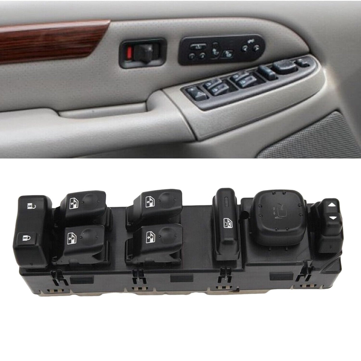 ya 4 8.10 fit Tahoe for Escalade Suburban 03-06 15186208 Driver Master Power Window Switch RA