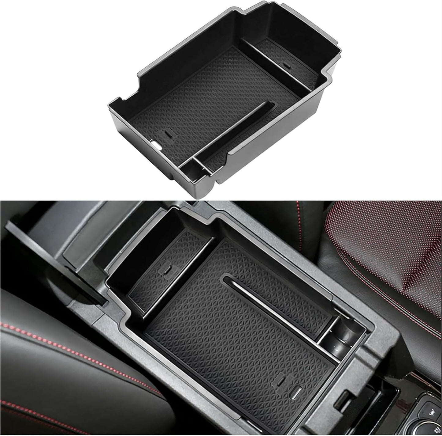 ya 5 8.10 Fits for Chevy Blazer 2019-2024 Accessory Center Console Tray Organizer Storage Box