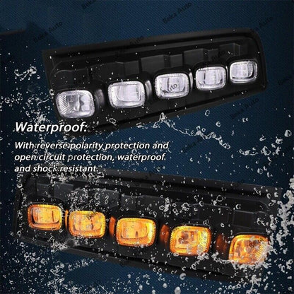 ya 2 8.15 A pair of front bumper fog lights LED DRL suitable for Toyota 4Runner 2010-2013