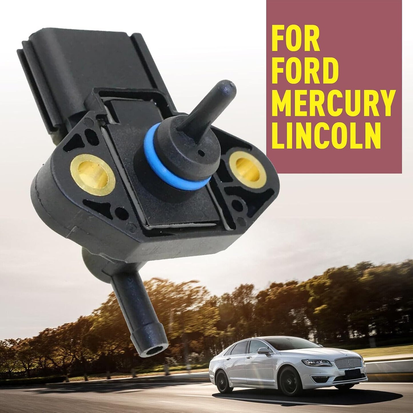ya 2 8.15 for Mercury for Ford Escape Explorer Fuel Rail Injection Pressure Regulator Sensor 