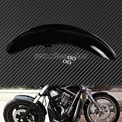 ya 7 8.24 baidi Gloss Black Front Fender Mudguard Fit for Harley V Rod Night Rod VRSCAW 2003-11