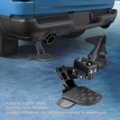 ya 28 10.13 zhengce Rear bed step for 1500 DT dual vehicle retractable bumper tailgate step