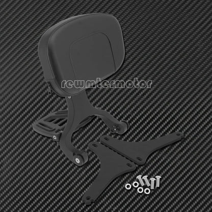 ya 6 8.24 baidi Multi-Purpose Driver & Passenger Backrest Fit for Harley Softail FLSTC 2000-2017