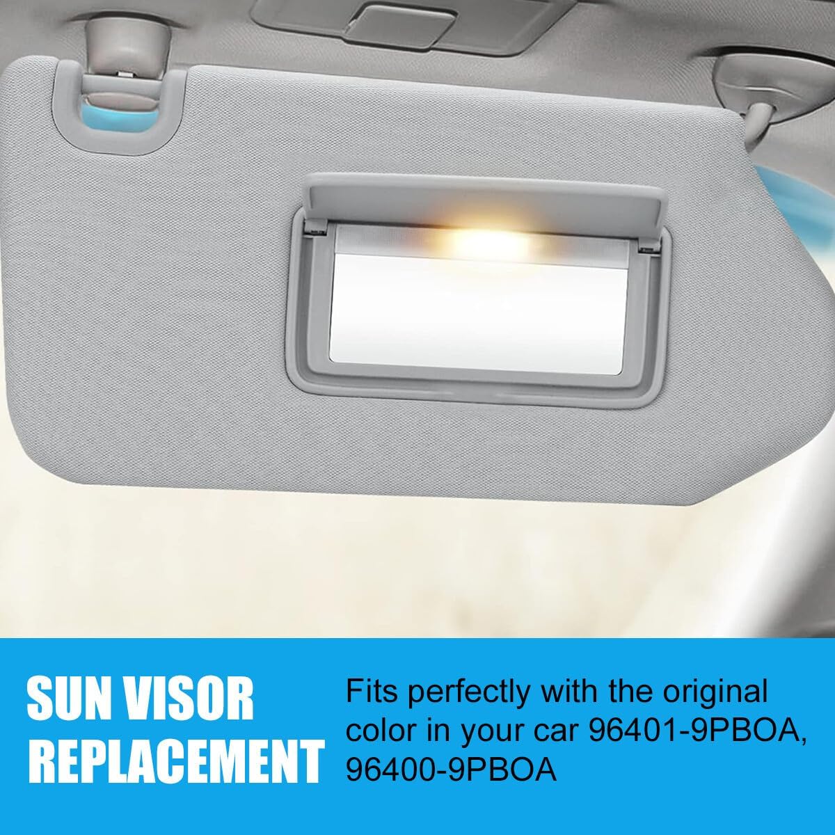 ya 11 9.14 baidi2PCS Left Right Sun Visor for Infiniti QX60 18 Perfection Plus 3.5L 96400-9PB0A