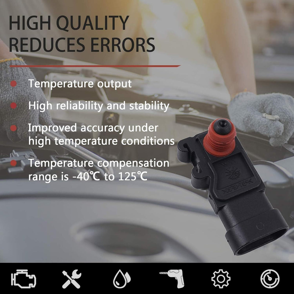 ya 23 10.7 zhengce 16238399 Fuel Pump Canister Vapor Vent (EVAP) Pressure Sensor for Chevrole