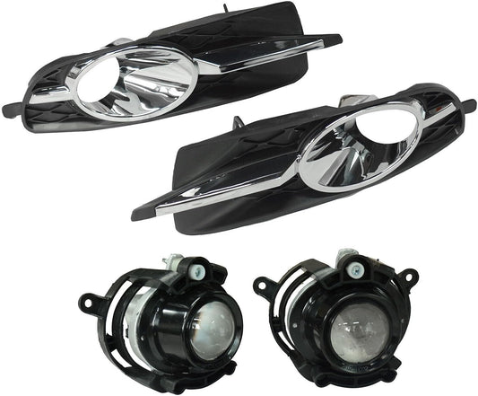 ya 2 8.15 A pair of front bumper fog light components with covers suitable for Buick LaCrosse 2010-2013