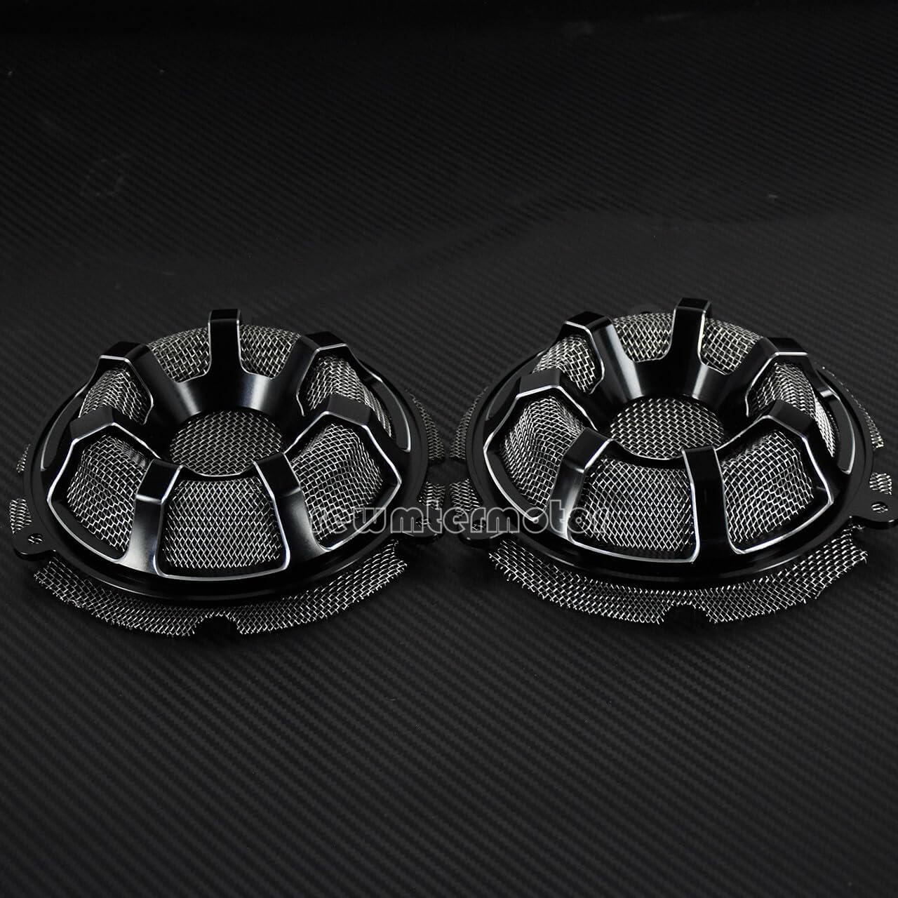 ya 7 8.24 baidi Contrast Cut Front Speaker Grill Masks Cover Fit for Harley Touring CVO 2014-19