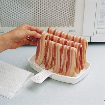 ya 14 9.20 baidi Microwave Bacon Tray -Crispy bacon in minutes -Easy to use - Reduced fat content-1