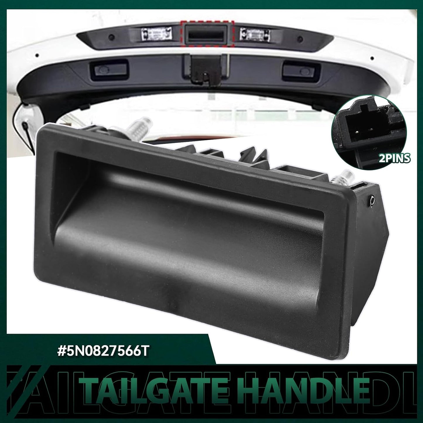 ya 7 8.24 baidi Tailgate Boot Lid Handle Switch 5N0827566T for VW for Jetta for Passat for Tiguan for Audi A3 A4