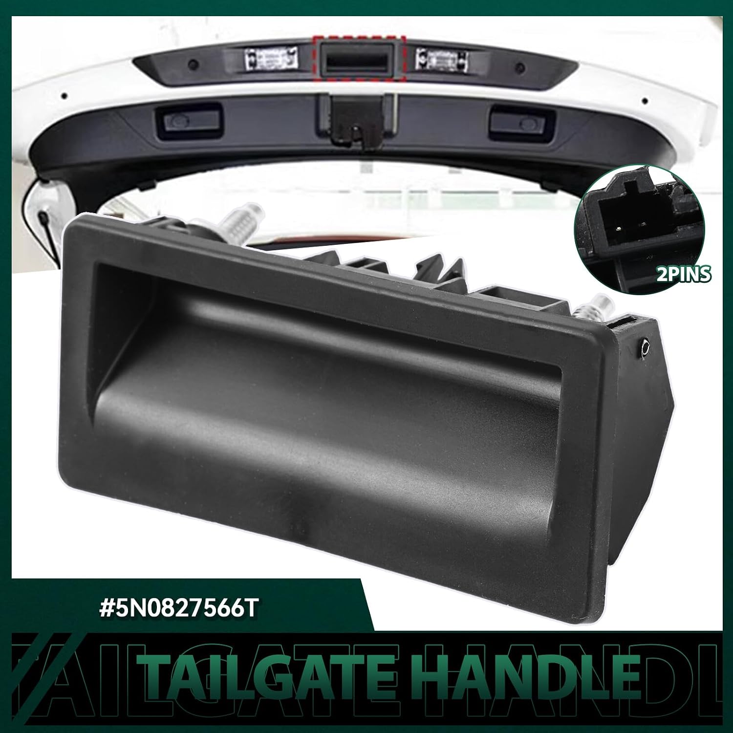 ya 7 8.24 baidi Tailgate Boot Lid Handle Switch 5N0827566T for VW for Jetta for Passat for Tiguan for Audi A3 A4