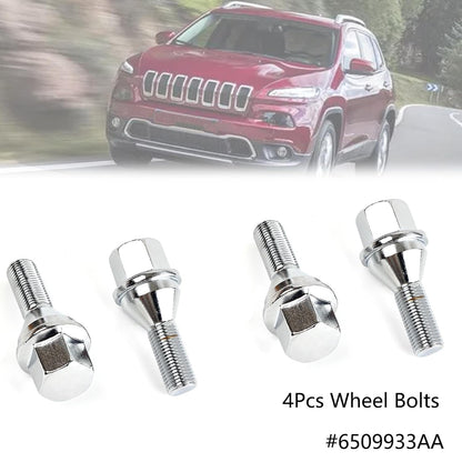ya 10 9.16 baidi 4pcs Car Wheel Lug Bolt M12X1.25 for Jeep Cherokee 2014-2022 Renegade 2012-2016