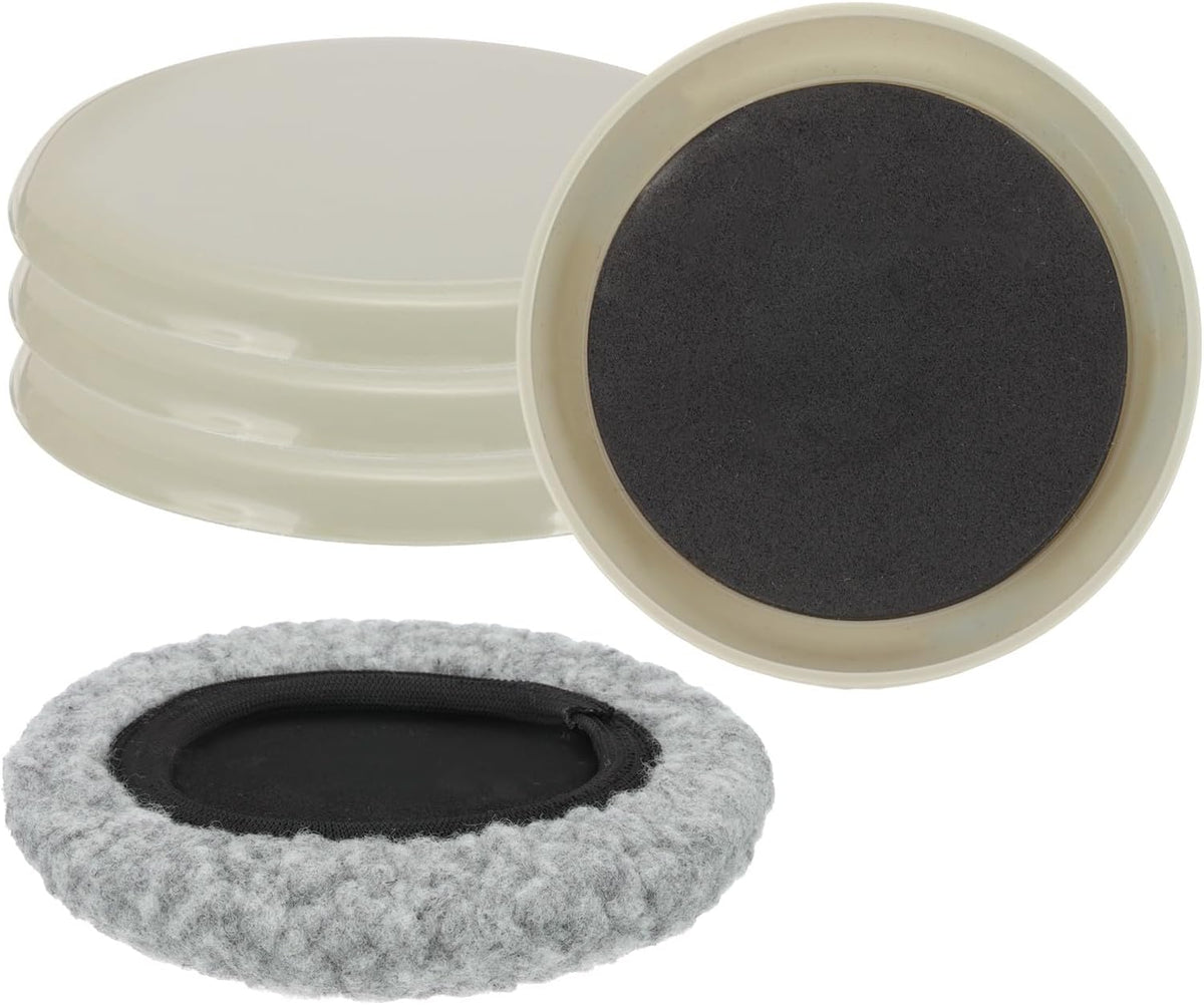 ya 26 10.21 baidi 5 Furniture Sliders, 4 Pcs Multi-Surface Moving Furniture Slider Pads, Khaki