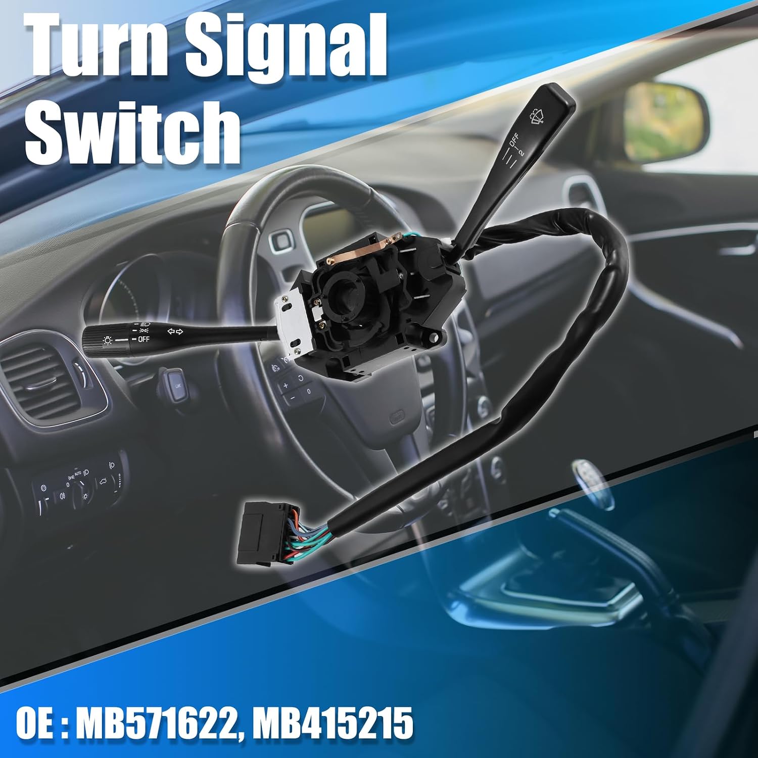 ya 8 8.24 baidi 1pcs Car Turn Signal Wiper Switch for Mitsubishi Mighty Max MB571622 MB415215
