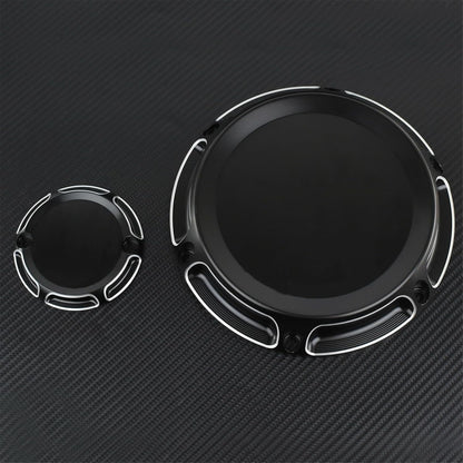ya 4 8.8.2 Black CNC Derby Cover Timing Timer Cover Fit for Harley Sportster XL XR 2004-19