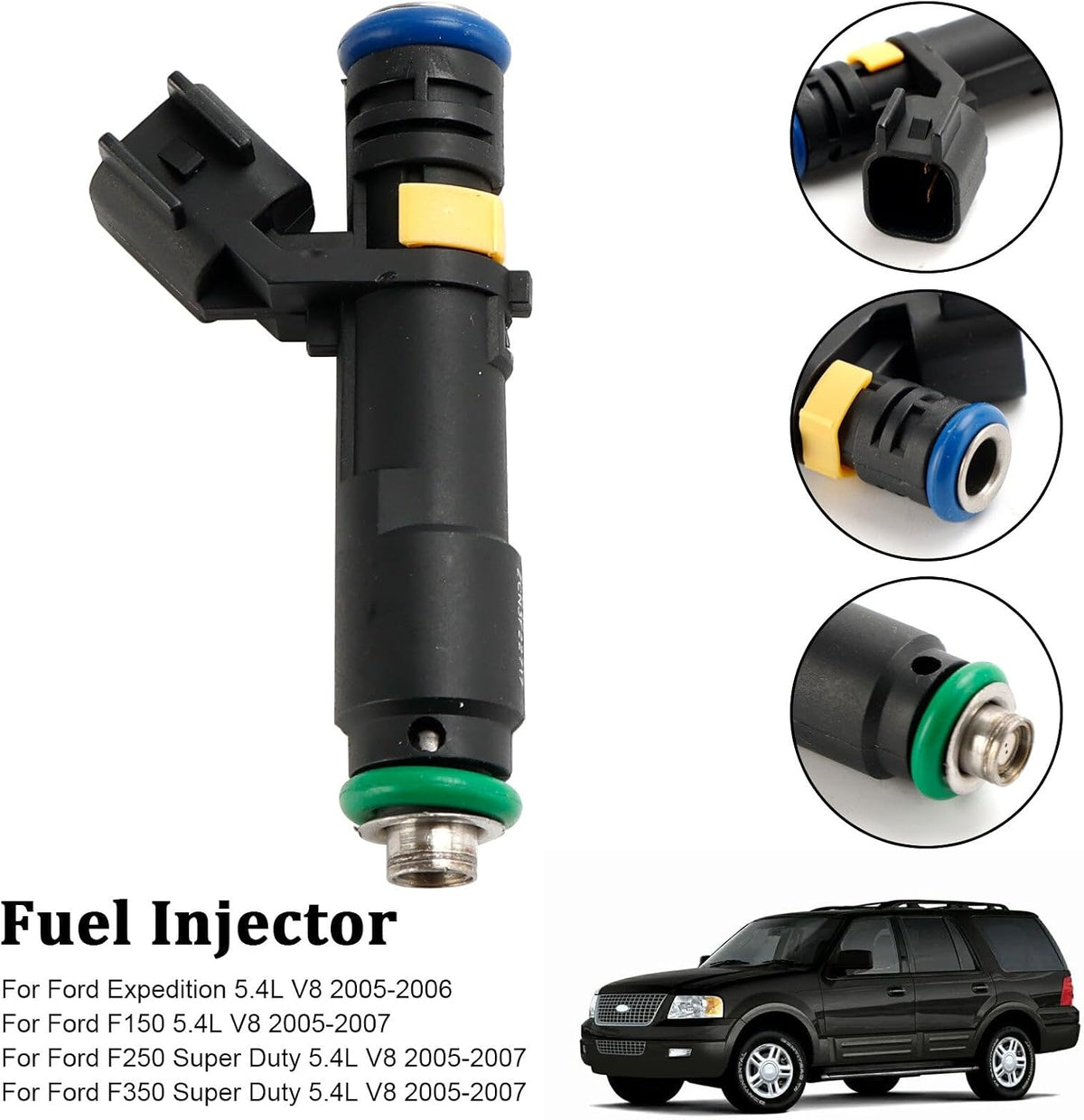 ya 14 9.20 zhengce 1PCS Fuel Injector for F150 F250 F350 Expedition Super Duty 2005-2007 5.4L-1