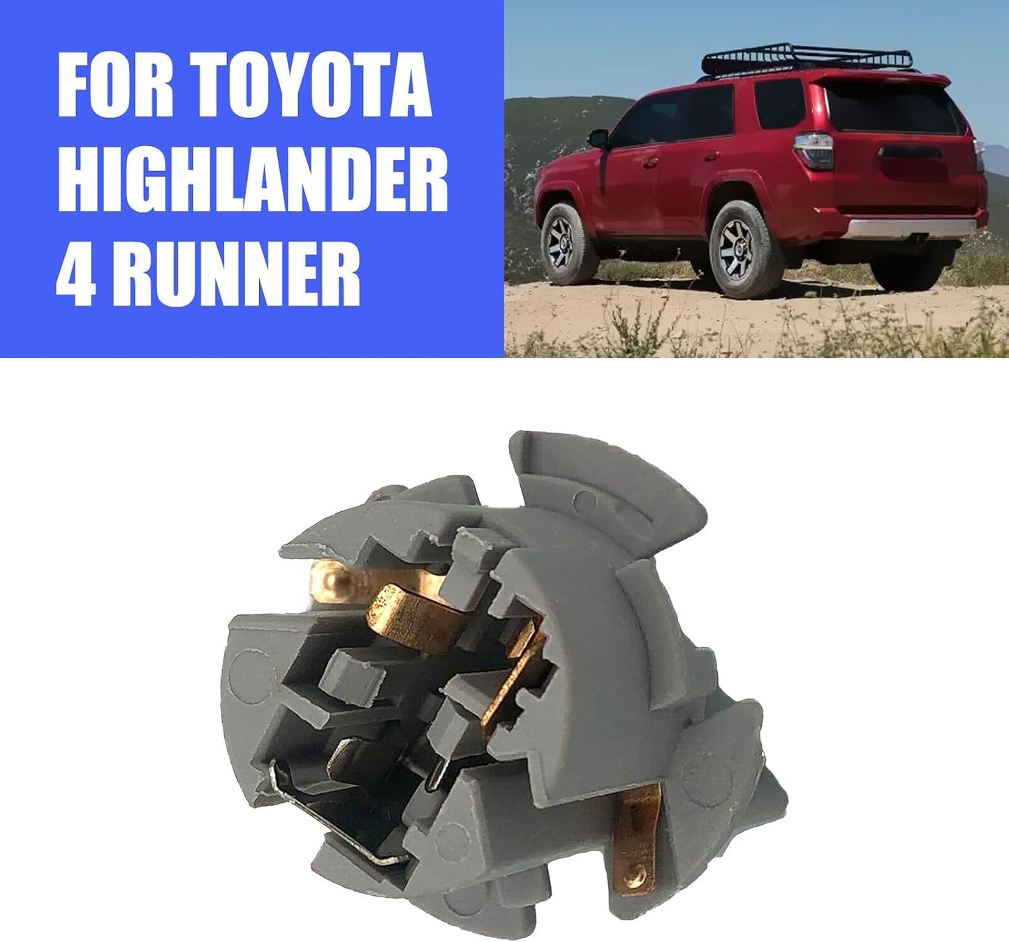 ya 4 8.24 baidi Right grip/LH taillight rear socket 90075-60033 for Highlander for Toyota for 4Runner New 