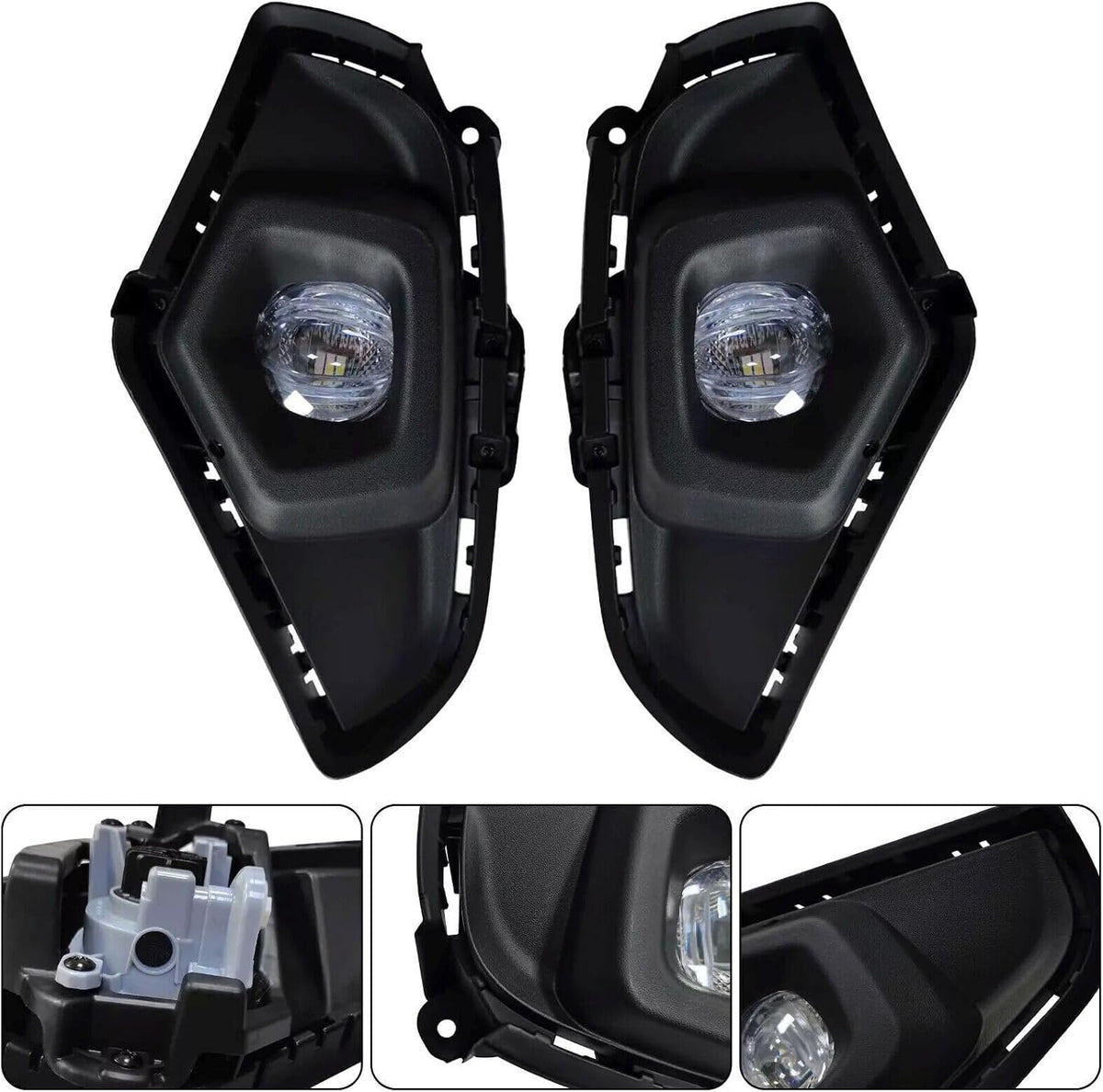 ya 11 9.14 zhengce 1 pair of LED white fog lights suitable for 2019-2024 for Toyota Rav4 with