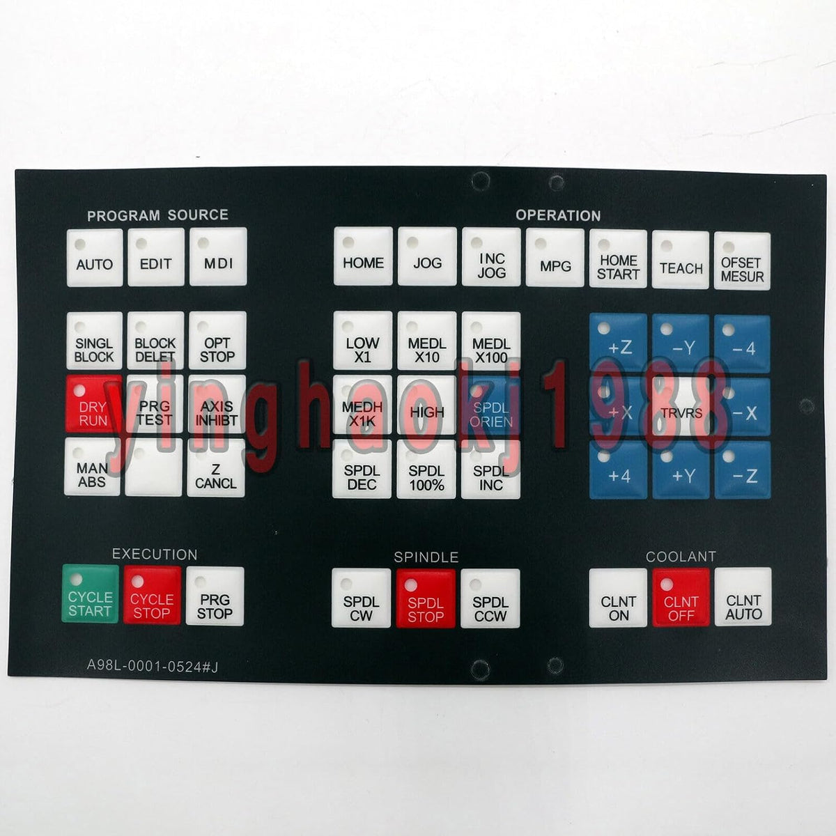 ya 16 10.20 baidi 1PC New for A98L-0001-0524#J Diaphragm Keysheet Keypad #W7*-