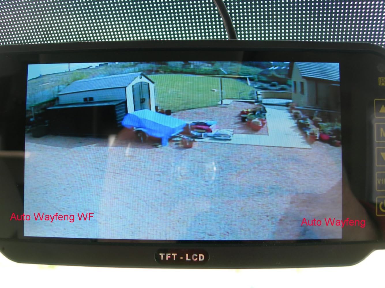 ya 4 8.24 baidi 7 LCD TFT Color Screen Auto Car Reverse Parking Rear View Backup Mirror Monitor