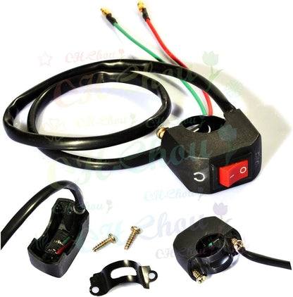 ya 2 8.15 Detachable ¡Ó7/8 22mm Handlebar Headlight Switch Mount For Sport Bike Motorcycle