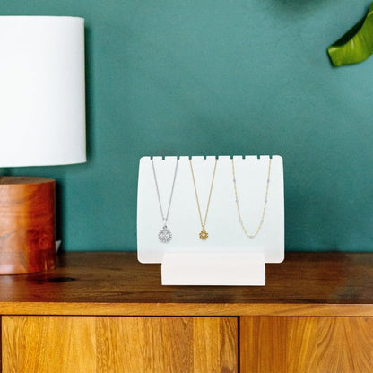 ya 26 10.21 baidi Jewelry Display Stand Necklace Organizer Plastic Hanger Holder Showing Rack