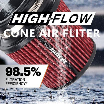 ya 13 9.15 baidi 3, 3.5, 4 Inlet, 6.5 Tall High Per for MAN ce Cold Air Intake Air Filter Red