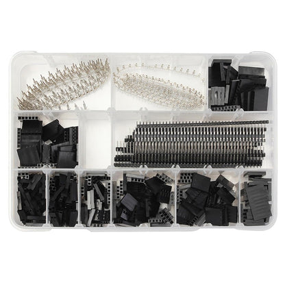ya 16 10.20 baidi 1450Pcs 2.54mm Dupont Jumper Connector Shell with Term l (Male/Female) Kits