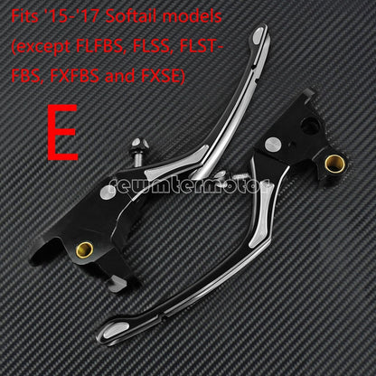 ya 11 9.14 baidiClutch Brake Lever Fit for Harley Sportster 883 1200 Touring FLHR Softail 08-17