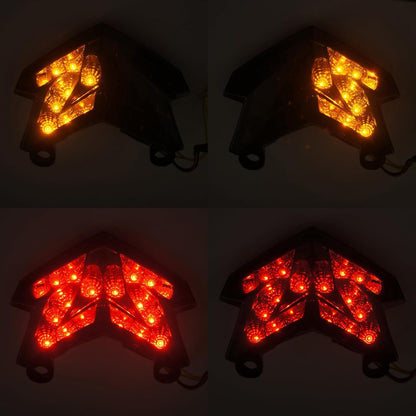 ya 4 8.14 Integrated LED Tail Light Brake Turn Signal for Kawasaki Ninja ZX6R 2013-2018